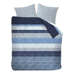 Beddengoed Valdemar Flanel - Blauw - 240x200/220cm + 2 kussen 70x60cm