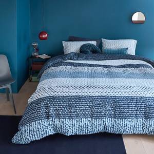 Beddengoed Valdemar Flanel - Blauw - 240x200/220cm + 2 kussen 70x60cm