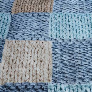 Bettwäsche Wool Shades Renforcé - Blau / Beige - 260 x 200/220 cm + 2 Kissen 70 x 60 cm