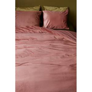 Beddengoed Tender fluweel - Oud pink - 140x200/220cm + kussen 70x60cm