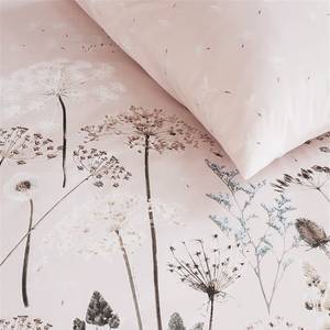 Parure de lit Wind Tissu renforcé - Couleur pastel abricot - 135 x 200 cm + oreiller 80 x 80 cm