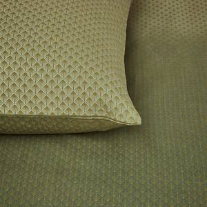 Parure de lit Domus Satin - Vert olive - 240 x 200/220 cm + 2 oreillers 70 x 60 cm