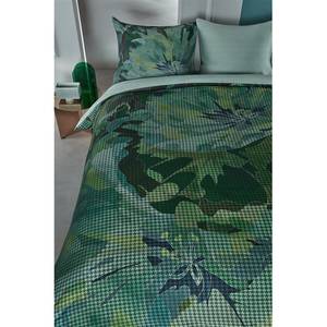 Parure de lit Enlighted Satin - Vert / Bleu - 155 x 220 cm + oreiller 80 x 80 cm