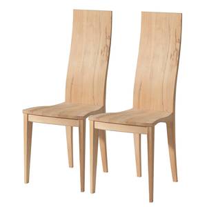 Chaises Kadina (lot de 2) Chêne sauvage massif - Chêne sauvage huilé clair