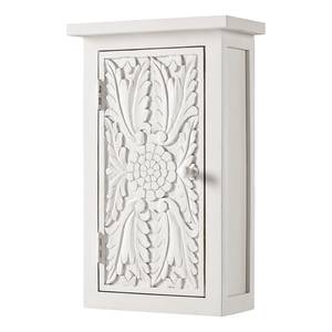 Wandkast Mirador massief mangohout - wit