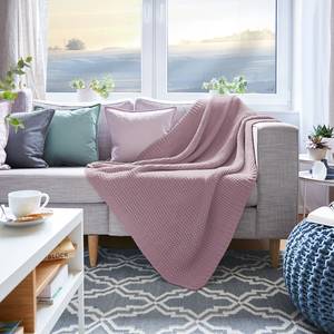 Strickdecke Viby Polyester - 130 x 170 cm - Mauve