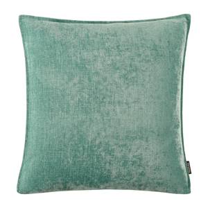 Housse de coussin Toronto Duo Velours - Blanc / Verre menthe