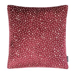 Housse de coussin Estrella Velours - Rouge Bordeaux