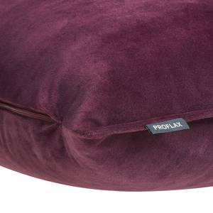 Kussensloop Milano polyester - Aubergine - 50 x 50 cm