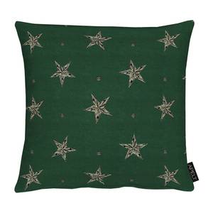 Housse de coussin 1502 Tissu mélangé - Vert / Doré