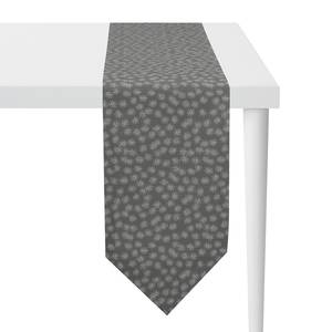 Chemin de table 1501 Tissu mélangé - Gris / Argenté