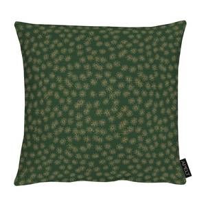 Coussin 1501 Tissu mélangé - Vert / Doré