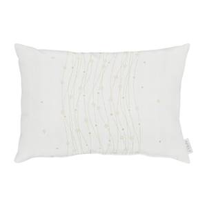 Coussin 1504 Tissu mélangé - Blanc / Doré