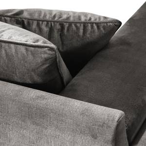 Sofa Betel I (2,5 -Sitzer) Samt - Grau