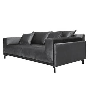 Sofa Betel I (3 -Sitzer) Samt - Anthrazit