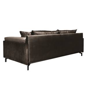 Sofa Betel I (2,5 -Sitzer) Samt - Dunkelbraun