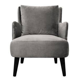 Fauteuil Bariri I Velours - Gris clair