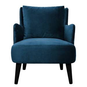 Fauteuil Bariri I Velours - Bleu foncé