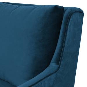 Fauteuil Bariri I fluweel - Donkerblauw