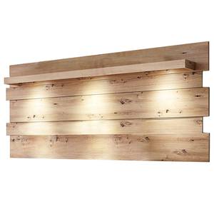 Open wandkast Parolin Incl. verlichting - eikenhouten look - Grijs/Eikenhouten look