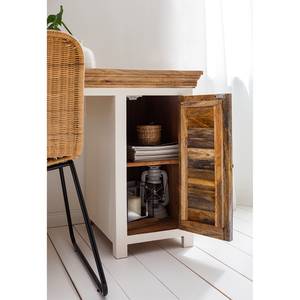 Bureau Newhaven massief mangohout - wit/mangohout