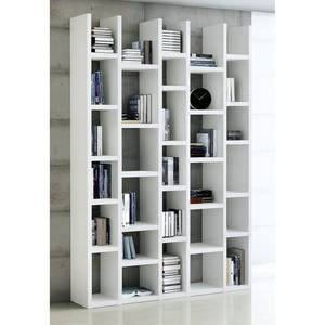 Bibliothèque Emporior II Blanc crème - Largeur : 150 cm