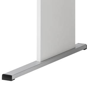 Schreibtisch Lezan Metall - Weiß / Silber