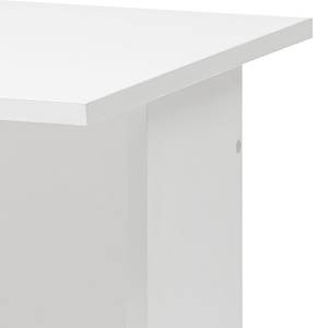Schreibtisch Lezan Metall - Weiß / Silber