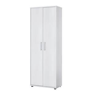 Armoire de bureau Buzy Gris clair / Argenté - Gris lumineux - Hauteur : 182 cm