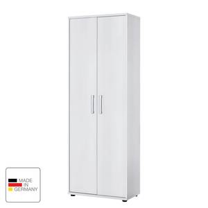 Armoire de bureau Buzy Gris clair / Argenté - Gris lumineux - Hauteur : 182 cm