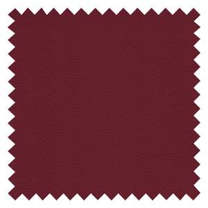 Chaises Karla I (lot de 2) Chêne sauvage massif - Rouge Bordeaux