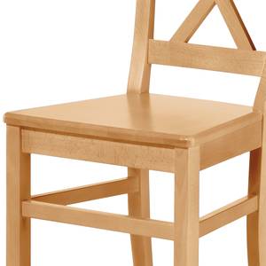 Chaises Linz (lot de 2) Hêtre massif - Hêtre