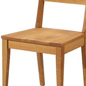 Chaises Filippa I (lot de 2) Chêne sauvage massif - Chêne sauvage