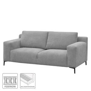 Sofa Lontras (2-Sitzer) Microfaser - Lichtgrau