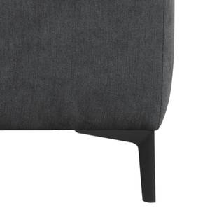 Canapé Lontras (2 places) Microfibre - Gris foncé