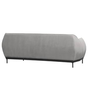 Sofa Lindoia (3-Sitzer) Samt - Lichtgrau