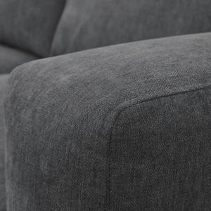 Sofa Londrina (3-Sitzer) Microfaser - Dunkelgrau - Ausrichtung links