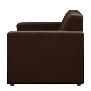 Sofa Jales (2-Sitzer) Kunstleder - Schokolade/ Braun