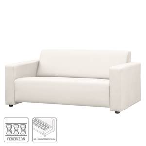 Sofa Jales (3-Sitzer) Kunstleder - Schneeweiß