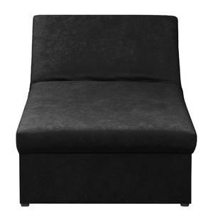 Ligfauteuil Jacare microvezel - Zwart