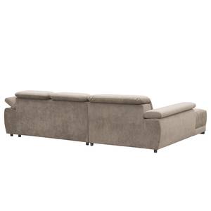 Ecksofa Limeria Microfaser - Kaschmir - Longchair davorstehend links