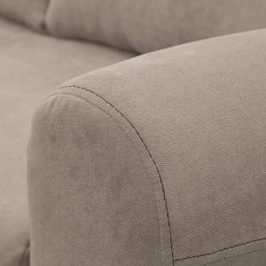 Ecksofa Lages Microfaser - Kaschmir - Longchair davorstehend links