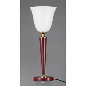 Lampe Vaudry V Verre / Hêtre massif - 1 ampoule