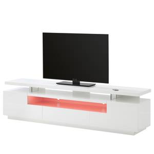 Mobile TV Lisby Incl. Illuminazione - Bianco lucido