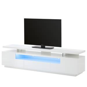 Mobile TV Lisby Incl. Illuminazione - Bianco lucido