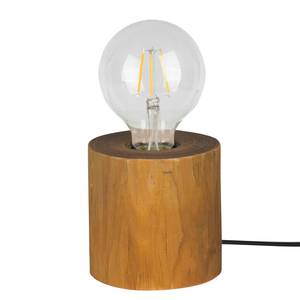 Lampe Trabo Table Pin massif - 1 ampoule - Pin ambre jaune - Hauteur : 10 cm