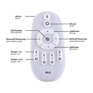 LED-plafondlamp Frameless III acryl/ijzer - 1 lichtbron