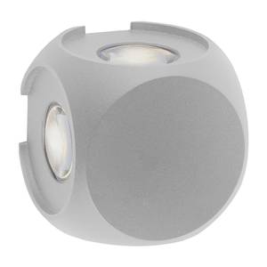 LED-Wandleuchte Carlo I Aluminium - 4-flammig