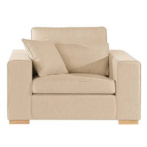 Fauteuil Randan Geweven stof - Geweven stof Meara: Beige