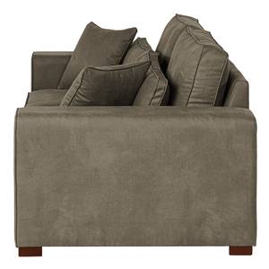 2,5-Sitzer Sofa Randan Antiklederlook - Microfaser Bice: Dunkelbraun